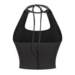 SISTERS Set áo yếm quần lửng lưng lật ánh kim Maisie