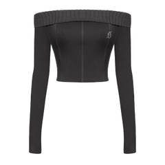 SISTERS Set áo váy phối gân len Rachel