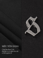 SISTERS Set áo váy phối gân len Rachel - Trắng