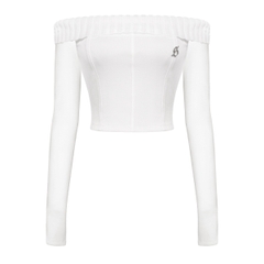 SISTERS Set áo váy phối gân len Rachel