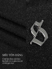 SISTERS Set áo váy dây rút chất liệu ánh kim Bonii