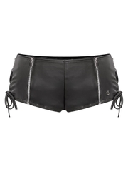 SISTERS Set áo hai dây quần mini short da Isism