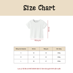 Áo Baby Tee HAMCHOI Cotton Mềm Mại Form Suông Cơ Bản Màu Trắng Trơn Thiết Kế Cổ Tròn Thoáng Khí