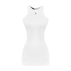 Sisters Váy đầm body thun đan len cổ yếm Selena