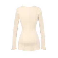 SISTERS Váy đầm body đan dây ngực Sohee