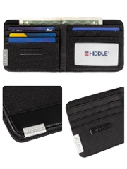 Ví vải phối da nam cao cấp HIDDLE H-V1