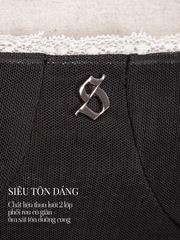 SISTERS Áo croptop kiểu Corset Fannie