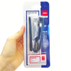 Bộ dập ghim 1 dập ghim + 1hộp ghim Deli E0229A