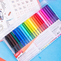 Bút màu nước 24 màu Màu lẫn Deli EC10023