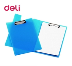 Trình ký 2 mặt Trong suốt xanh Deli EF402 - VN