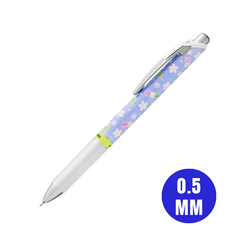 Bút ký Gel EnerGel Kawaii Pixel Art 0.5 mm Pentel BLN75KW43-C Mực Xanh - Made in Japan