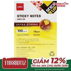 Giấy note Màu lẫn Deli EA605