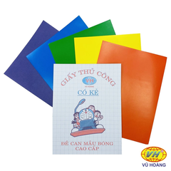 Giấy thủ công decal có kẻ Vũ hoàng