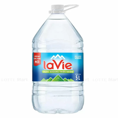 Nước khoáng thiên nhiên La Vie 5 lít (5000ml)