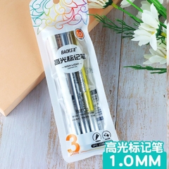 Bộ 8 chiếc Bút nhũ 8 màu Baoke Hightlight PC3538