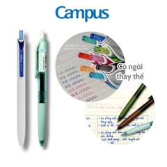 Bút Gel Earth Colors Series 0.5mm Nhanh Khô Viết Trơn Đều Nét Campus BP-G05EC-G