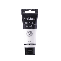Màu Acrylic tuýp 75ml AM-AC0004 màu trắng