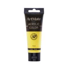 Màu Acrylic tuýp 75ml AM-AC0004 màu vàng chanh