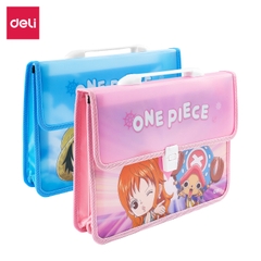 Cặp Tài Liệu Học Sinh A4 2 Ngăn One Piece - Deli EF621