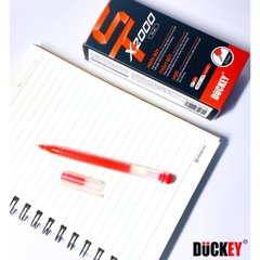 Bút nước Duckey ST thân trong DK-GP-119 0.5mm mầu Đỏ