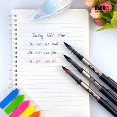Bút nước Signature Duckey, DK-GP-123, mực Đỏ 0.5mm
