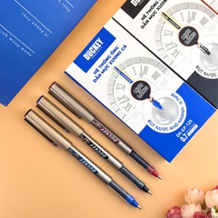 Bút nước Duckey, Roller pen 0.7mm, DK-GP-125, mực Đỏ