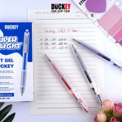 Bút gel bấm Duckey, DK-GP-129 mầu đỏ 0.5mm