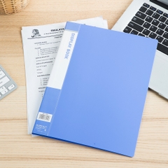 Bìa file hồ sơ 40 lá nhựa A4 Deli E5240