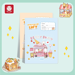 Vở ô ly Hải tiến Lufy 48 trang, định lượng 100gsm