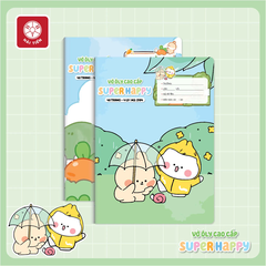 Vở ô ly Hải tiến Supper Happy 48 trang, định lượng 100gsm