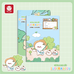 Vở ô ly Hải tiến Supper Happy 48 trang, định lượng 100gsm