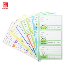 Nhãn vở học sinh cấp I Hồng Hà 3594