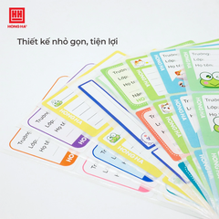 Nhãn vở học sinh cấp I Hồng Hà 3594
