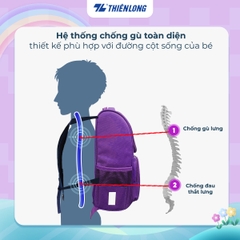 Cặp chống gù Thiên Long - Đệm mút dày dặn hơn