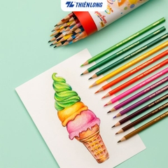 Bút chì màu chuyên nghiệp dạng ống 24 màu Thiên Long Colokit CPC-C021 - Tiêu chuẩn châu Âu