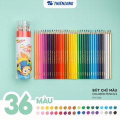 Bút chì màu chuyên nghiệp dạng ống 24 màu Thiên Long Colokit CPC-C021 - Tiêu chuẩn châu Âu