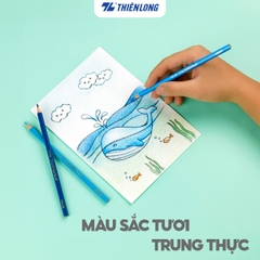 Bút chì màu chuyên nghiệp dạng ống 12 màu Thiên Long Colokit CPC-C020 - Tiêu chuẩn châu Âu