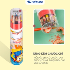 Bút chì màu chuyên nghiệp dạng ống 12 màu Thiên Long Colokit CPC-C020 - Tiêu chuẩn châu Âu