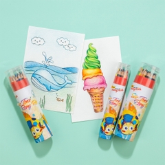 Bút chì màu chuyên nghiệp dạng ống 12 màu Thiên Long Colokit CPC-C020 - Tiêu chuẩn châu Âu
