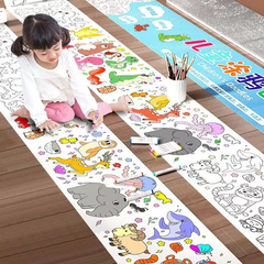 Cuộn tranh tô màu dài 3 mét khổ 30cm cho bé tập tô