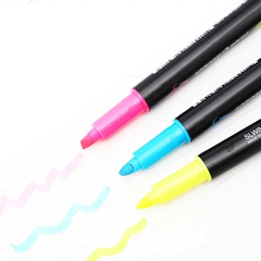 Bút nhớ dòng 2 đầu 2 mầu Cam - Xanh Pentel SLW8-GP - Made in Taiwan