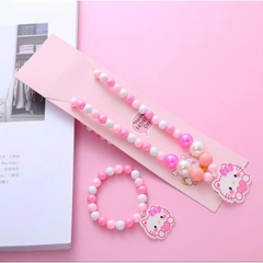 Set trang sức cho Bé gái 3 chi tiết Vòng cổ, vòng tay, nhẫn Gatoro 2146-2
