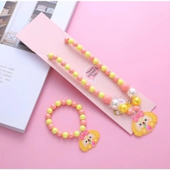 Set trang sức cho Bé gái 3 chi tiết Vòng cổ, vòng tay, nhẫn Gatoro 2146-2