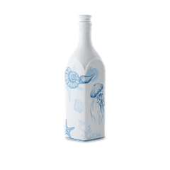 Chai sứ dưỡng sinh vuông sứ Minh Long 1.0 L + nắp (K1) - Dưỡng Sinh - Đại Dương