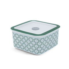 Hộp dưỡng sinh vuông đựng thực phẩm sứ Minh Long 15 cm + nắp