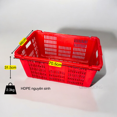 Sóng Hở Nhựa Nguyên Sinh Gắn Quai Sắt