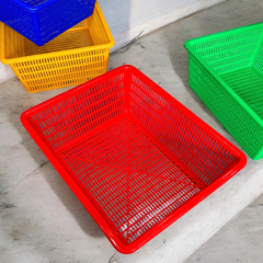 Rổ Chữ Nhật Nhựa Nguyên Sinh 47x37.5x16.5cm