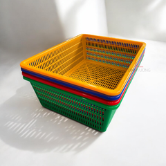 Rổ Chữ Nhật Nhựa Nguyên Sinh 47x37.5x16.5cm
