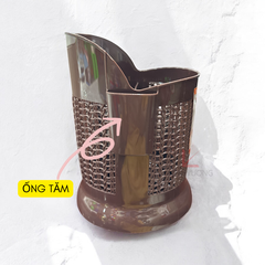 ống đũa đan 3 ngăn nhựa nguyên sinh
