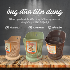 ống đũa đan 3 ngăn nhựa nguyên sinh